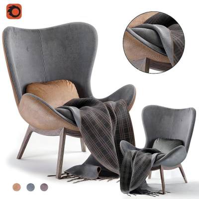 现代休闲椅-3D46